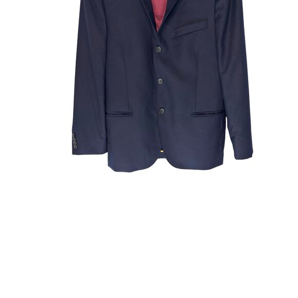 J.Crew Blazer Men's Navy Blue Legacy Sportscoat Wool Preppy Work Office Size 40S - Picture 12 of 12